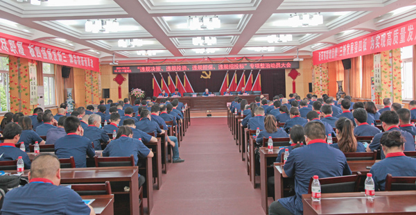 公司召開“違規(guī)決策、違規(guī)投資、違規(guī)擔(dān)保、違規(guī)招投標”專項整治動員大會